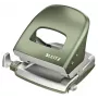 Leitz NeXXt Hole Punch Style, 2-auguline 30 lehte metallist, 30 lehte, roheline, hõbedane, metall, 8 cm, A6, 107 mm