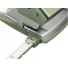 Leitz NeXXt Hole Punch Style, 2-auguline 30 lehte metallist, 30 lehte, roheline, hõbedane, metall, 8 cm, A6, 107 mm