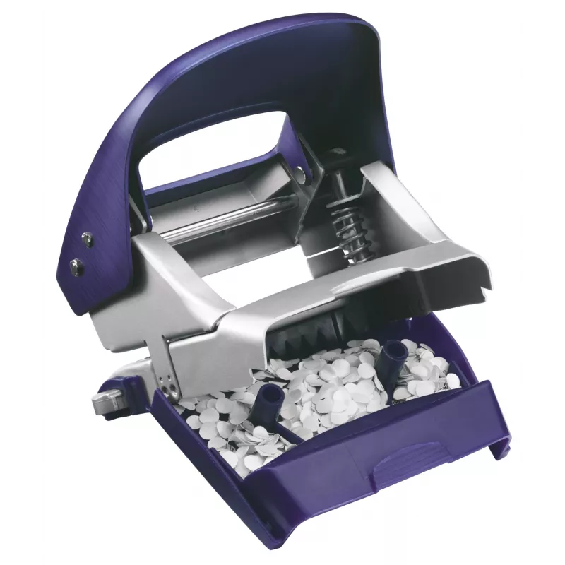 Leitz Hole Punch Style NeXXt, 2-auguline 30 lehte metallist, 30 lehte, sinine, 8 cm, A6, 380 g, 107 x 100 x 137 mm