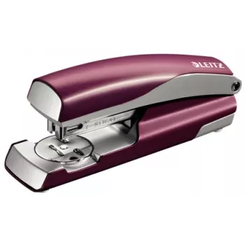 Leitz NeXXt klammerdaja Style, 30 lehte Metallist, 30 lehte, Punane, Hõbedane, 24/6, Metall, Plastik, 80 g/m², Ülevalt