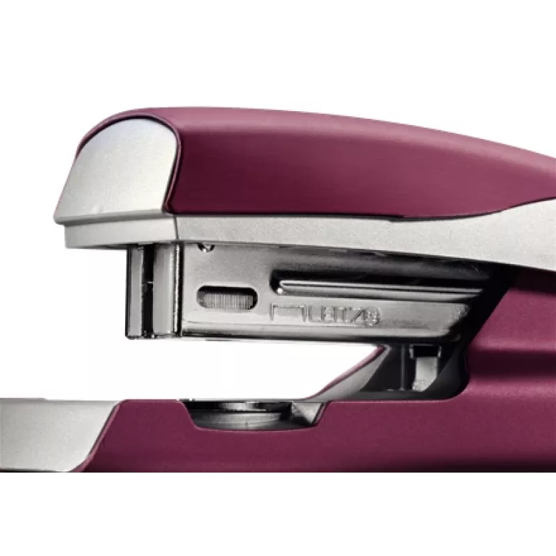 Leitz NeXXt klammerdaja Style, 30 lehte Metallist, 30 lehte, Punane, Hõbedane, 24/6, Metall, Plastik, 80 g/m², Ülevalt