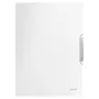 Leitz 3-klapiga kaust, stiil PP A4, A4, polüpropüleen (PP), valge, 150 lehte, 80 g/m², elastne pael