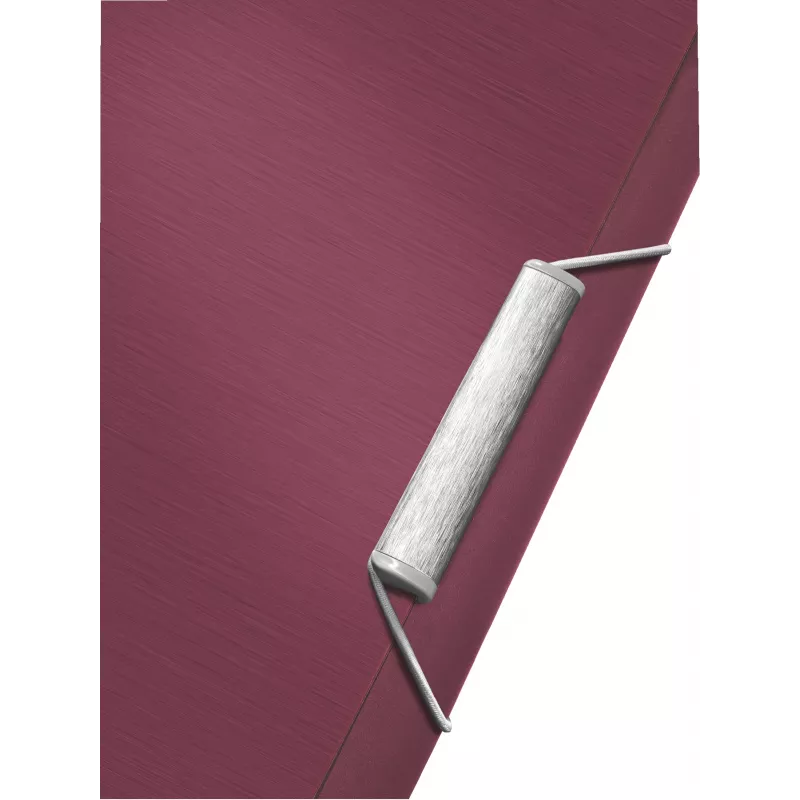 Leitz 3-klapiga stiilne PP-kaust A4, A4, polüpropüleen (PP), punane, 150 lehte, 80 g/m², kummipael