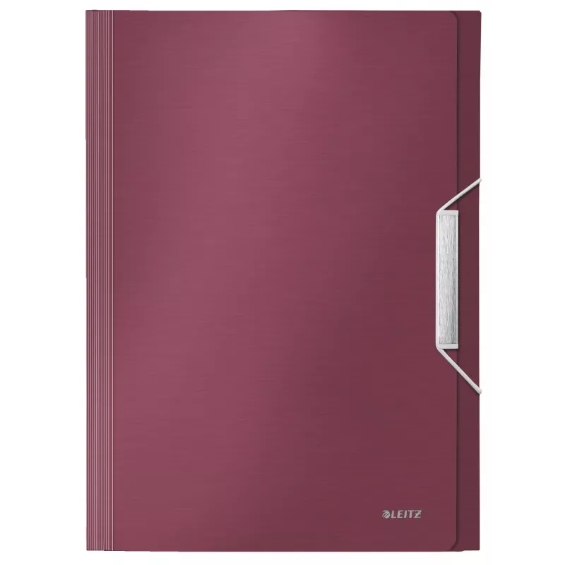 Leitz laiendatav kontserdiinastiilis toimik PP, A4, polüpropüleen (PP), punane, 250 lehte, 80 g/m², 6 taskut