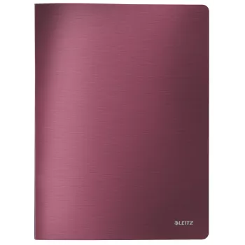Leitz esitlusmapp Style PP 40 lehte, punane, polüvinüülkloriid (PVC), 40 taskut, A4, 233 mm, 16 mm