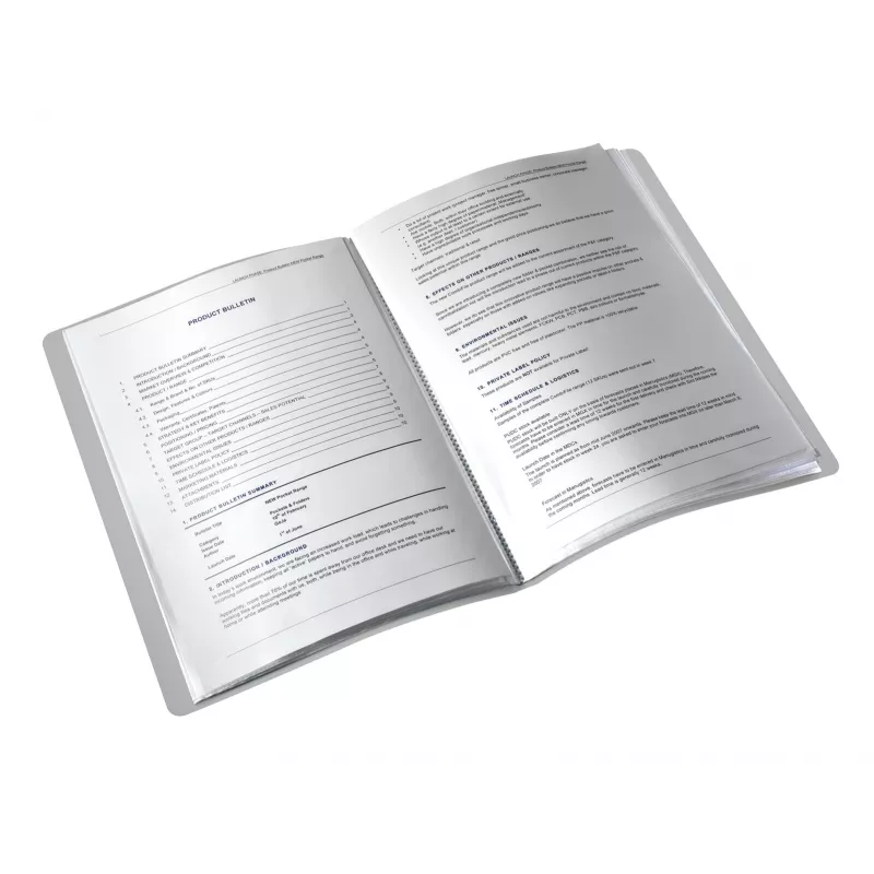 Leitz esitlusmapp Style PP 40 lehte, punane, polüvinüülkloriid (PVC), 40 taskut, A4, 233 mm, 16 mm
