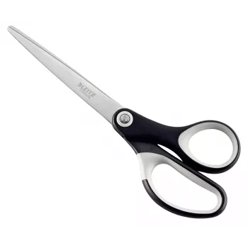 Leitz Titanium Quality käärid 180 mm, täiskasvanutele, sirge lõige, üksik, must, hõbedane, roostevaba teras, kontorikäärid
