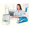 Leitz NeXXt klambrilööja akutoitega WOW 5566, 10 lehte, 1 cm, plast, sinine, valge, aku, 50 mm