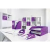 Leitz NeXXt klammerdaja akutoitega WOW 5566, 10 lehte, 1 cm, plast, lilla, valge, aku, 50 mm