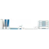 Leitz WOW kahevärviline kirjaalus, plastik, sinine, metallik, A4, 267 mm, 336 mm, 49 mm