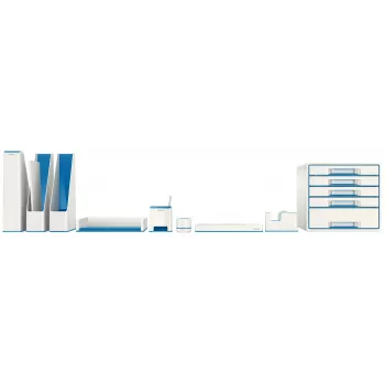 Leitz WOW kahevärviline kirjaalus, plastik, sinine, metallik, A4, 267 mm, 336 mm, 49 mm