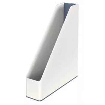 Leitz ajakirjahoidik WOW Dual Colour, valge, plastik, A4, 272 mm, 318 mm, 430 g
