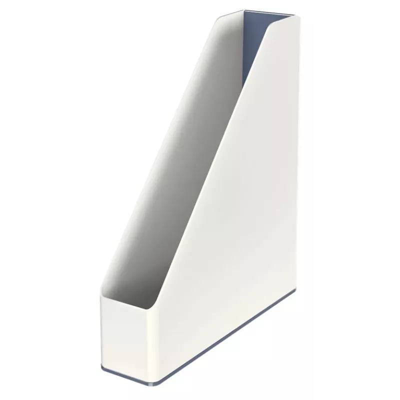 Leitz ajakirjahoidik WOW Dual Colour, valge, plastik, A4, 272 mm, 318 mm, 430 g