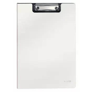 Leitz Clipfolder eeskattega Solid, A4, valge, 75 lehte, polüvaht, 229 mm, 16 mm