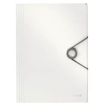 Leitz 3-klapiga kaust Solid PP A4, klappkaust, A4, polüpropüleen (PP), valge, 150 lehte, 80 g/m²