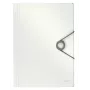 Leitz 3-klapiga kaust Solid PP A4, klappkaust, A4, polüpropüleen (PP), valge, 150 lehte, 80 g/m²