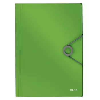 Leitz 3-Flap Folder Solid PP A4, klappkaust, A4, polüpropüleen (PP), roheline, 150 lehte, 80 g/m²