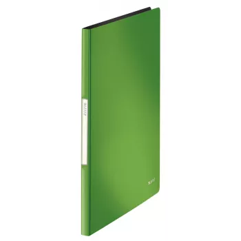 Leitz esitlusmapp Solid PP 20 taskuga, roheline, polüpropüleen (PP), 20 taskut, portree, A4, 231 mm