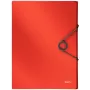 Leitz Box File Solid PP 30 mm, klappkaust, A4, polüpropüleen (PP), punane, 250 lehte, 80 g/m²