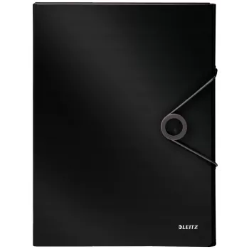 Leitz Box File Solid PP 30 mm, klappkaust, A4, polüpropüleen (PP), must, 250 lehte, 80 g/m²
