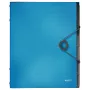 Leitz vahelehtedega kiirköitja Solid 6 vahelehte, klappkaust, A4, polüpropüleen (PP), sinine, 200 lehte, 80 g/m²