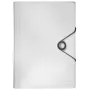 Leitz projektimapp Solid PP, A4, polüpropüleen (PP), valge, 250 lehte, 80 g/m², kummipael