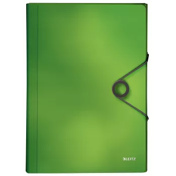 Leitz Project File Solid PP, A4, polüpropüleen (PP), roheline, 250 lehte, 80 g/m², kummipael