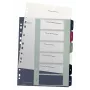 Leitz Index PC Printable 1-6 Style PP A4+, Numbriline vaheleht, Polüpropüleen (PP), Mitmevärviline, Portree, A4 Maxi, 245 mm