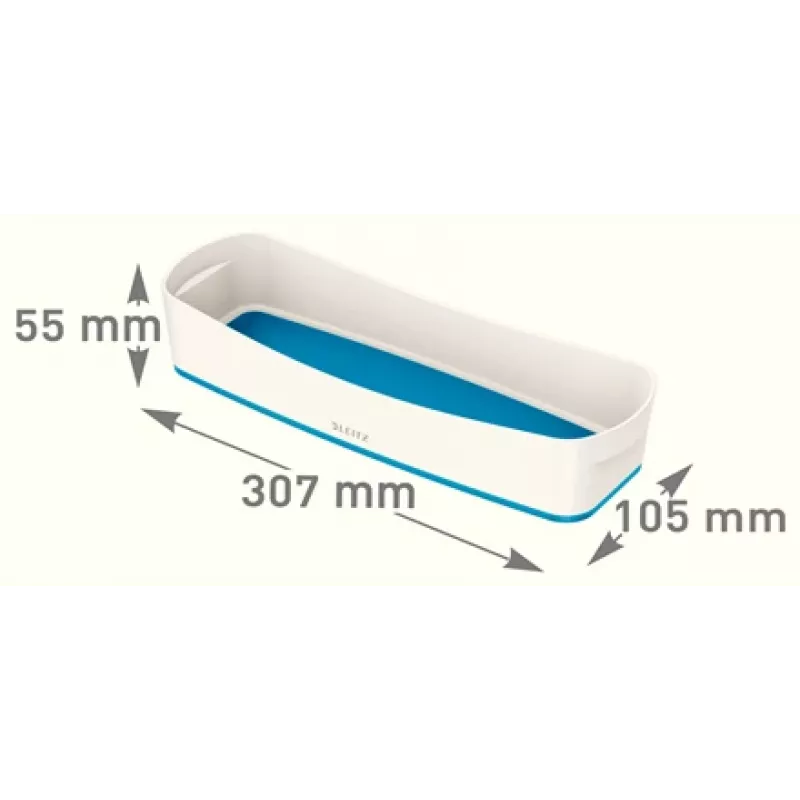 Esselte 5258-10-36 hoiualus Ristkülikukujuline Akrüülnitriilbutadieenstüreen (ABS) Sinine, Valge