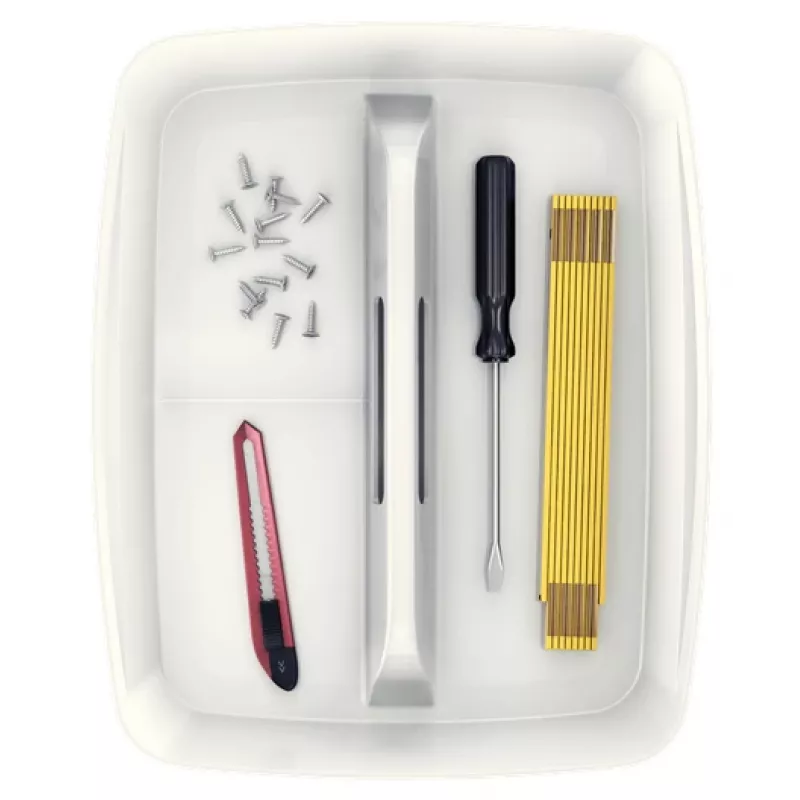 Leitz MyBox organiseerimisalus käepidemega, suur, hoiustamine, valge, plast, 307 mm, 375 mm, 101 mm, 740 g