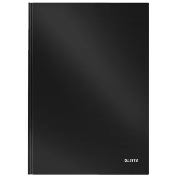 Leitz Noteraamat Solid kõva köide A4 ruuduline 90 grammi 80 lehte, Monokromaatiline, Must, A4, 80 lehte, Matt, 80 g/m²