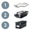 Leitz Box Click & Store WOW Cube suur hoiukast, fuksia, papp, 320 mm, 360 mm, 310 mm