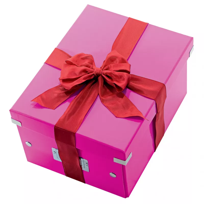 Leitz Box Click & Store WOW Cube suur hoiukast, fuksia, papp, 320 mm, 360 mm, 310 mm