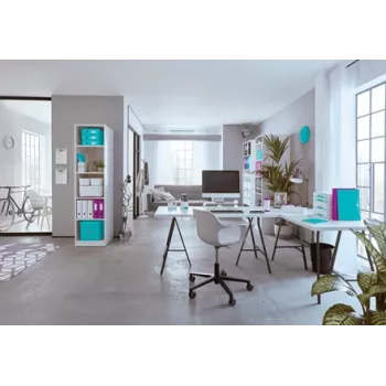Leitz Box Click & Store WOW Cube suur hoiukast, Hoiukast, Türkiissinine, Ristkülikukujuline, Kartong, Ühevärviline, Siseruumidesse