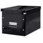 Leitz Box Click & Store WOW Cube Large Storage Box, hoiukarp, must, ristkülikukujuline, kartong, ühevärviline, siseruumidesse