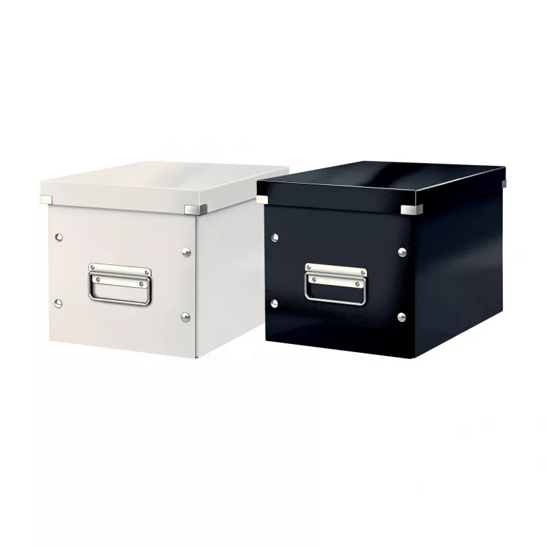 Leitz Storage Box Click & Store WOW Cube Medium, lilla, papp, 260 mm, 260 mm, 240 mm