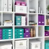 Leitz Storage Box Click & Store WOW Cube Medium, lilla, papp, 260 mm, 260 mm, 240 mm