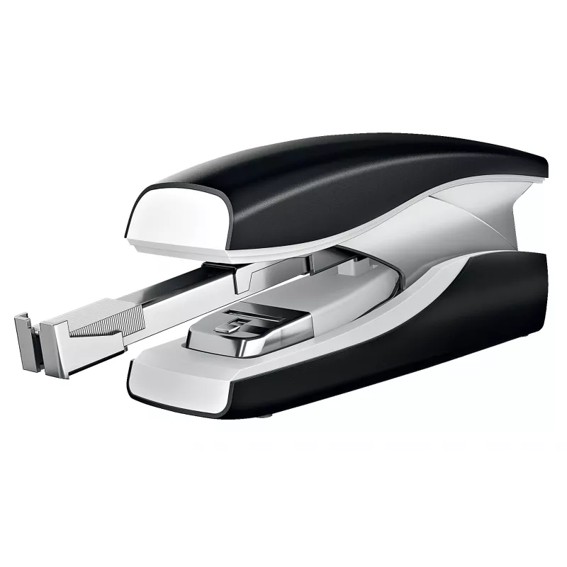 Leitz klambrilööja Softpress lame Clinch 30 lehte, 30 lehte, must, lameklamber, Leitz Softpress klambrid, plast, 80 g/m²