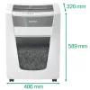 Leitz IQ Office Pro paberipurustaja P4, ristlõikus, 23 cm, 4 x 40 mm, 30 L, 275 lehte, 55 dB