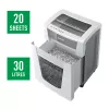 Leitz IQ Office Pro paberipurustaja P4, ristlõikus, 23 cm, 4 x 40 mm, 30 L, 275 lehte, 55 dB