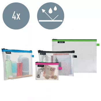 Leitz Travel Pouch Cosmetic veekindel WOW sortimendikomplekt