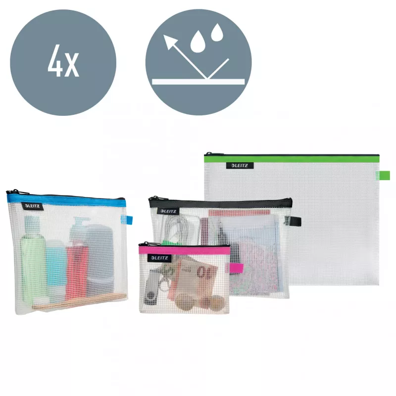 Leitz Travel Pouch Cosmetic veekindel WOW sortimendikomplekt