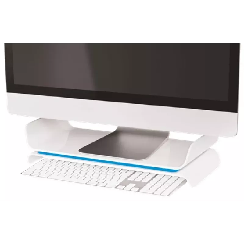 Leitz Monitorialus Reguleeritav Ergo WOW, 68,6 cm (27 tolli), Kõrguse reguleerimine, Sinine, Valge