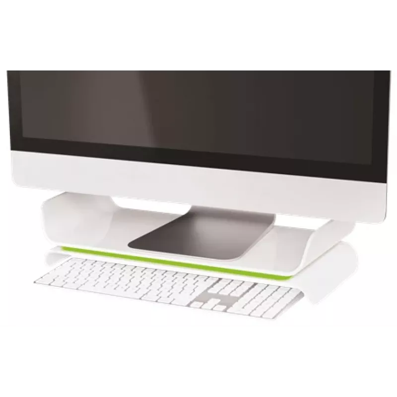 Leitz monitorialus, reguleeritav Ergo WOW, 68,6 cm (27 tolli), kõrguse reguleerimine, roheline, valge