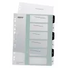Leitz vahelehed prinditavad PP A4+ 1-6 WOW valge/must