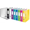 Leitz Lever Arch File 180° WOW POB/Lamineeritud A4/80mm, A4, Kartong, Must, 600 lehte, 80 g/m², 8 cm