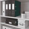 Leitz Lever Arch File 180° WOW POB/Lamineeritud A4/80mm, A4, Kartong, Must, 600 lehte, 80 g/m², 8 cm