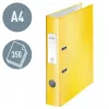 Leitz laiakaareline kiirköitja 180° WOW POB/lamineeritud A4/50mm, A4, D-rõngas, papp, kollane, 350 lehte, 285 mm