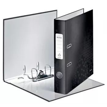 Leitz kangkaust 180° WOW POB/lamineeritud A4/50mm, A4, Q-rõngas, hoiustamine, kartong, must, 350 lehte