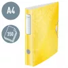 Leitz kausthoitja Active PP WOW A4/65mm, A4, D-rõngas, hoiustamine, polüvaht, kollane, 350 lehte
